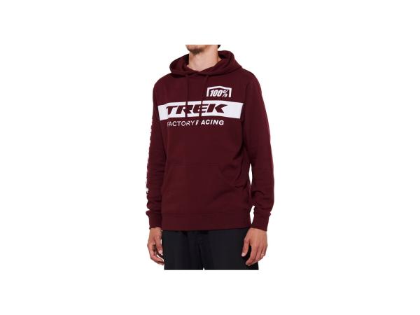 Unbekannt Oberteil 100 TFR Kapuzenpullover M Dark Red